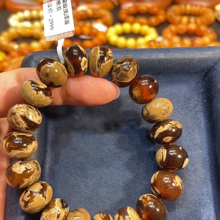 蜜蜡手链未镶嵌蜜蜡