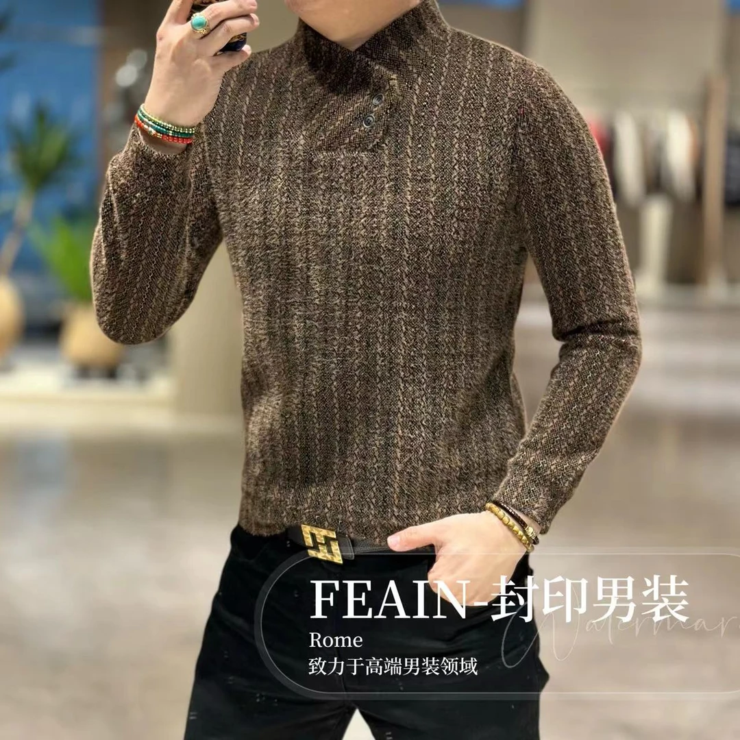 高端定制雪尼尔花纱飞织马鞍岭设计卫衣S1503