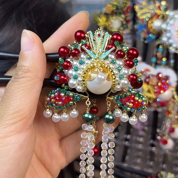 糖***宝古风刀马旦发簪发饰