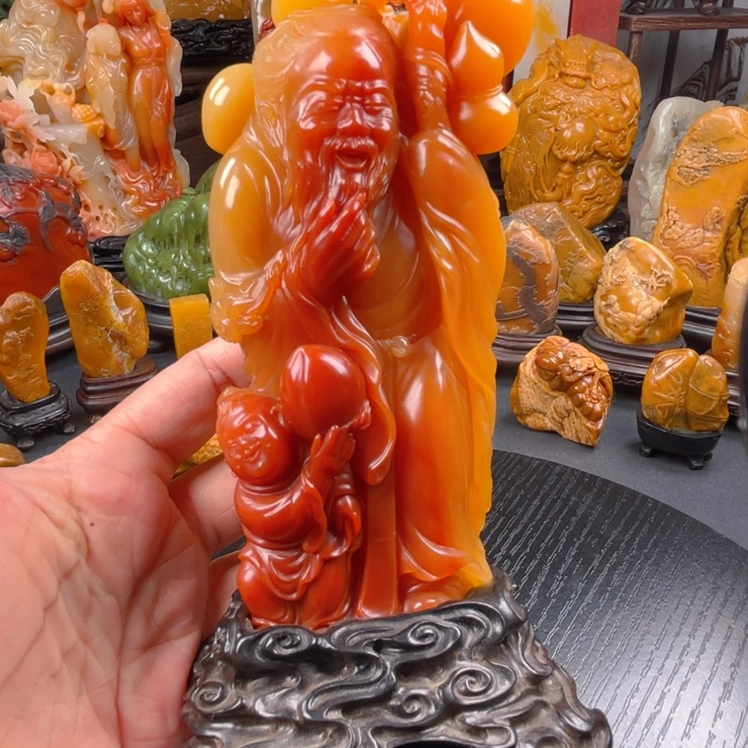 寿山石结晶体芙蓉石