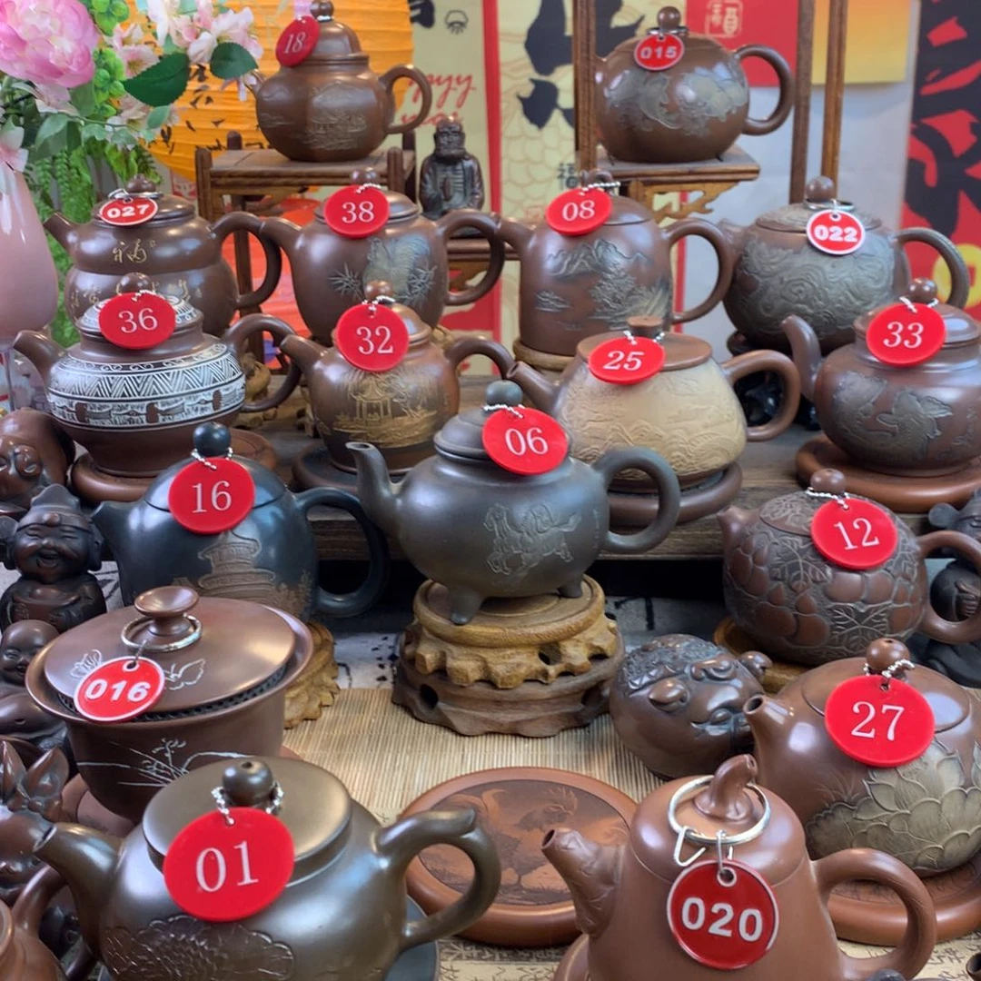 ?*?坭兴陶手工茶业罐