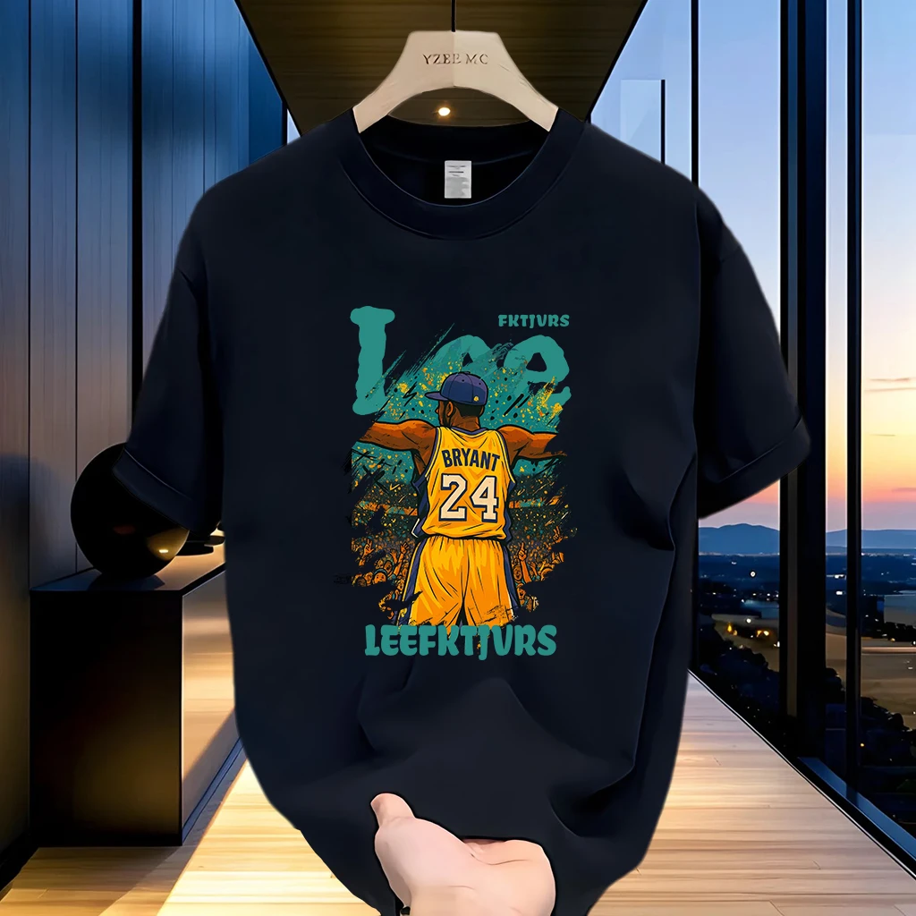 美式痞帅重磅纯棉短袖T恤青年男女款夏季ins潮牌男士圆领百搭上衣