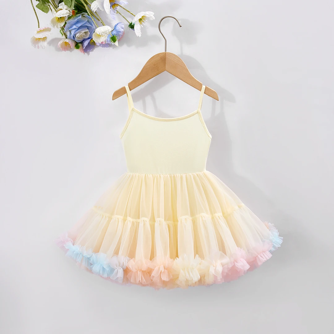 秋季薄款宝宝公主裙女童吊带连衣裙周岁裙连体裙公主裙洛丽塔女童