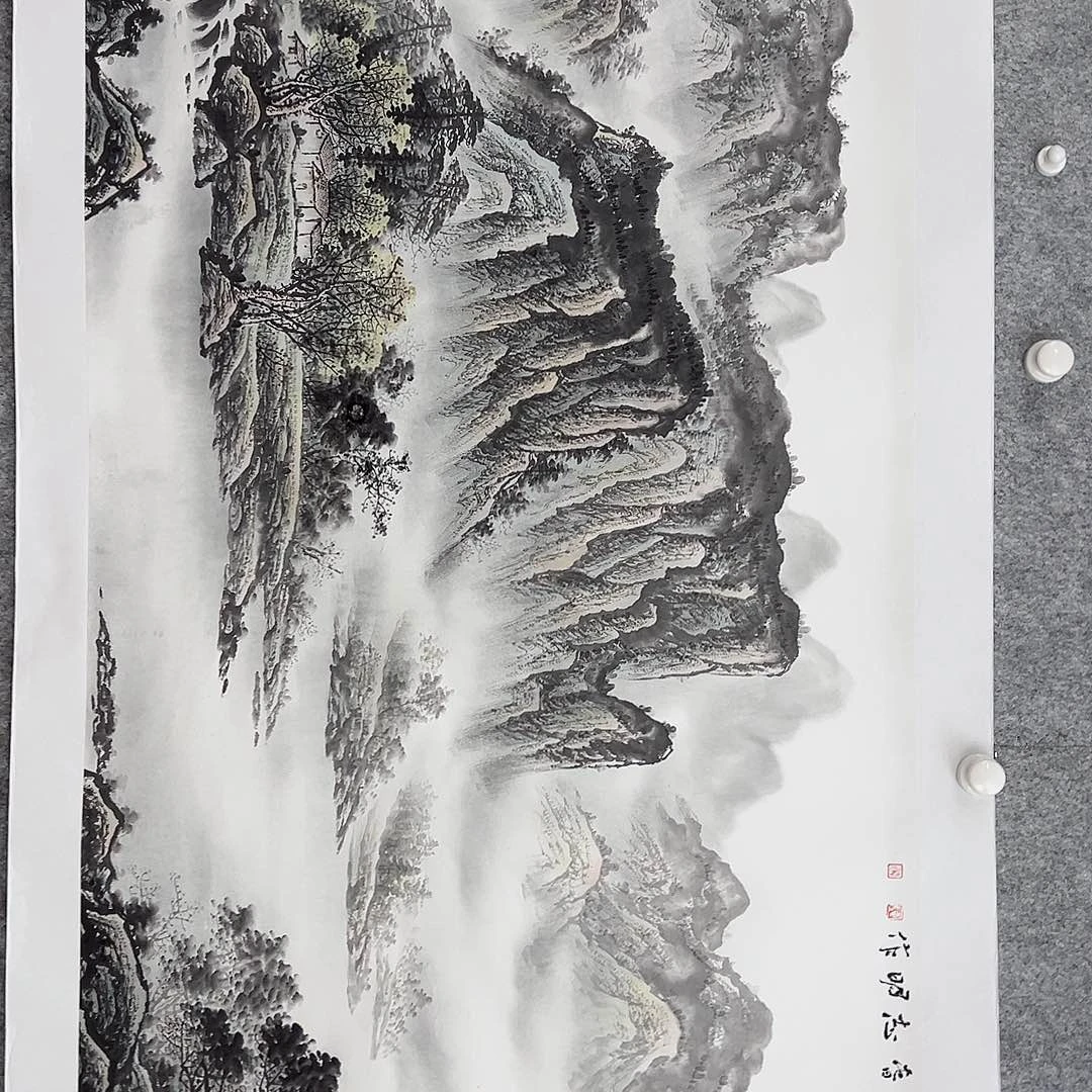 书法陈志明国画作品