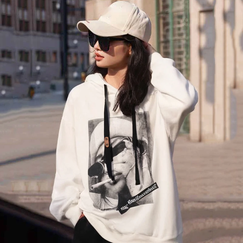 25302【圣系列】印花图案连帽卫衣81020