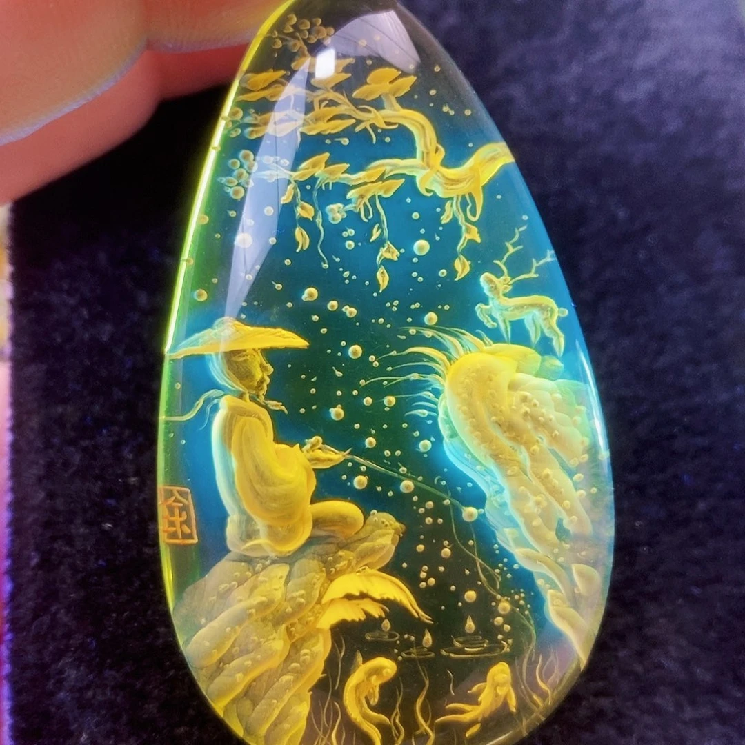 【闪购商品】金珀吊坠(不含链)未镶嵌