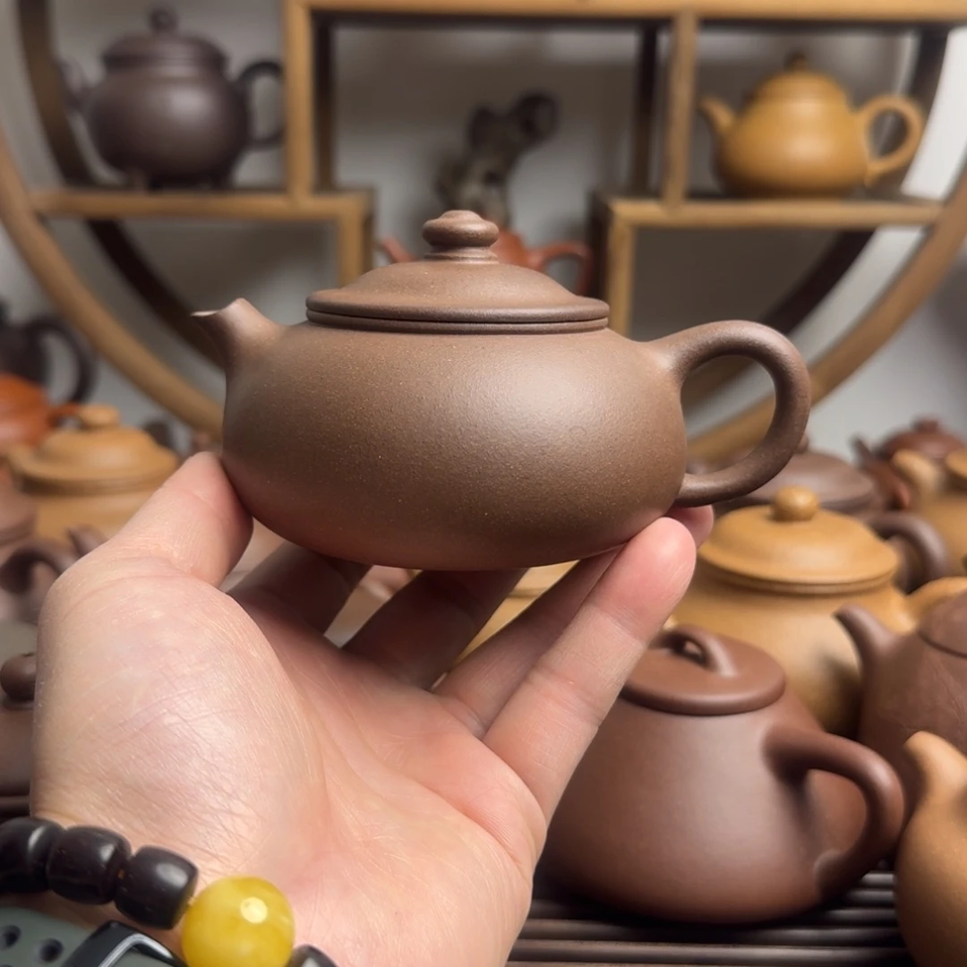 紫砂茶壶寒江230cc台西嫩底槽清