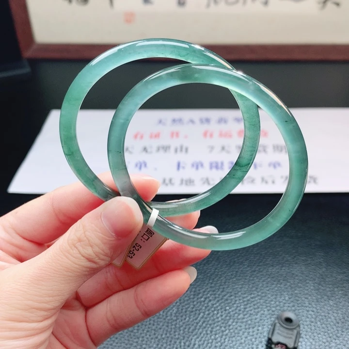 翡翠未镶嵌手镯翡翠手镯67