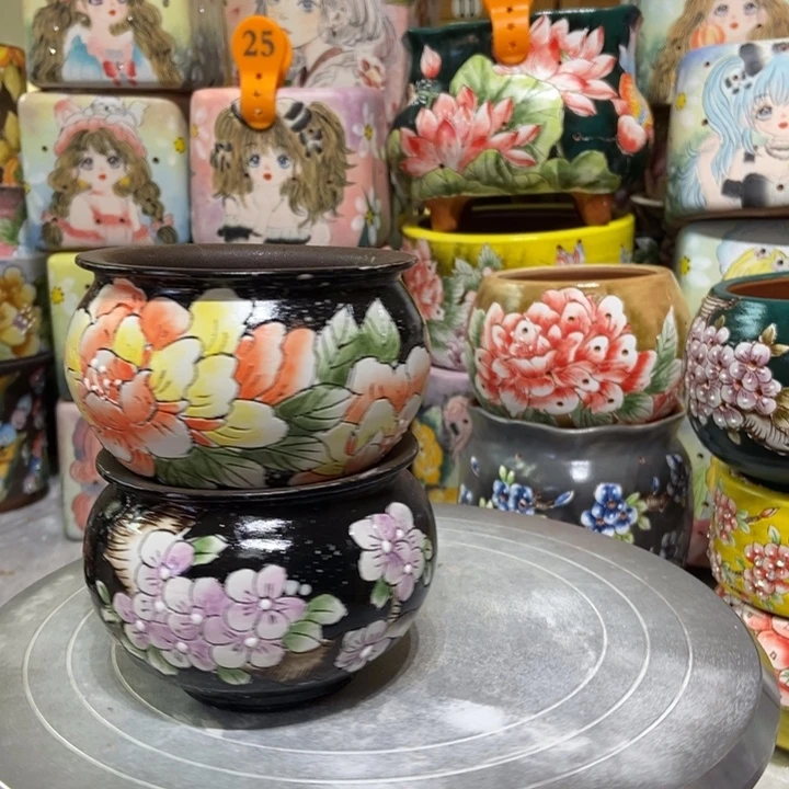 景德镇艺术手绘作品