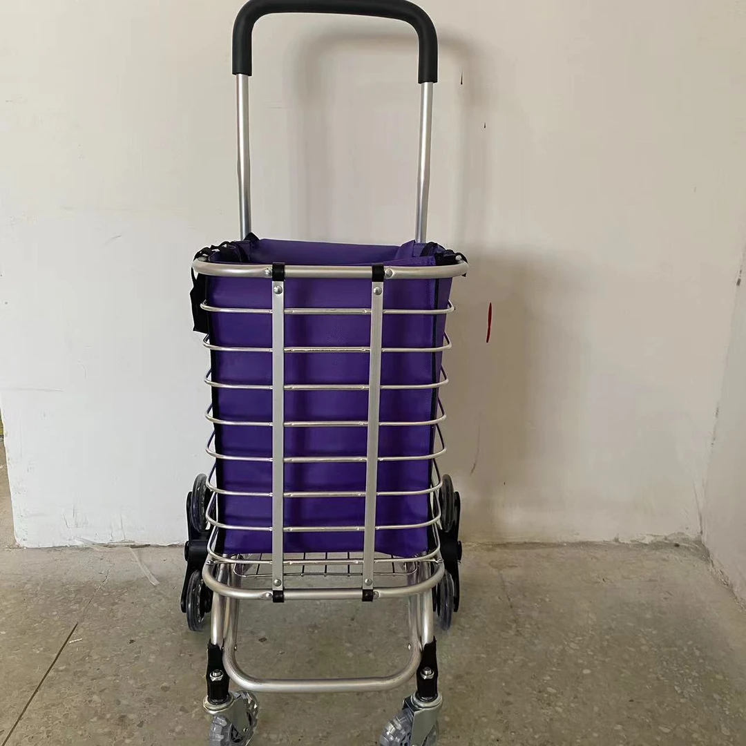 拉杆购物车超市买菜小拉车便携家用手拉车F