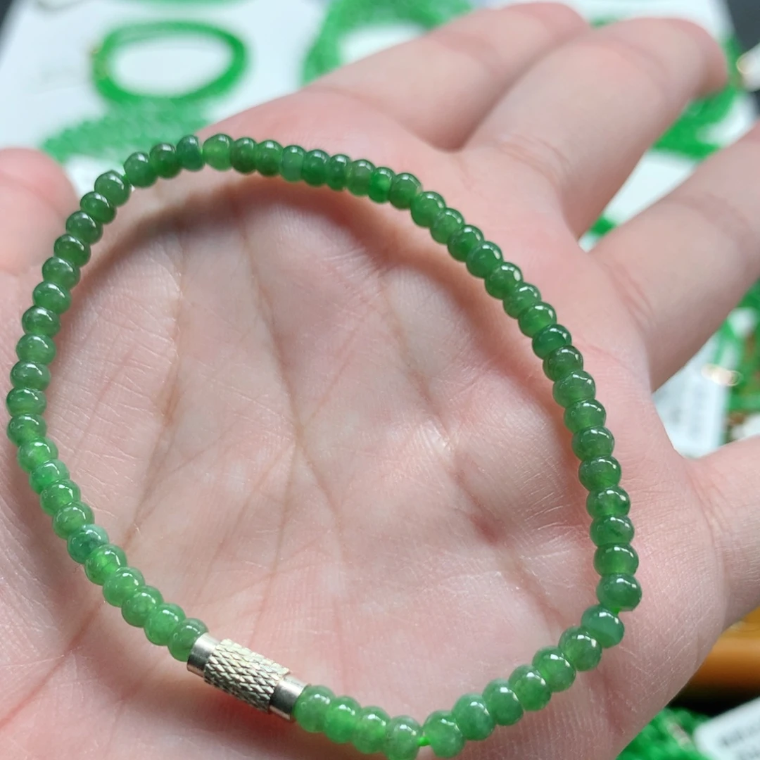 翡翠未镶嵌手链翡翠