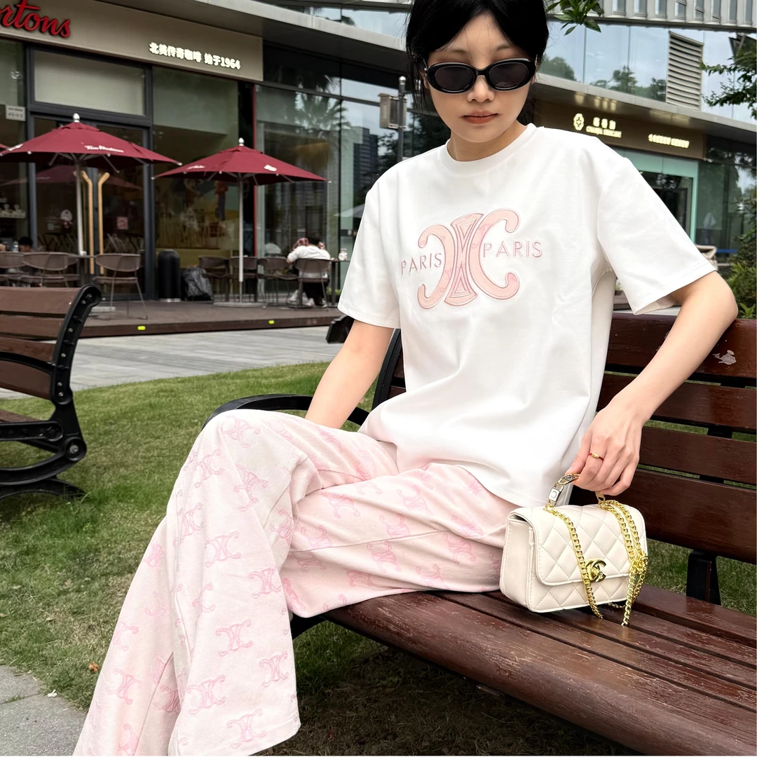 夏季刺绣时尚T恤【TC】-XZ[茄咤]
