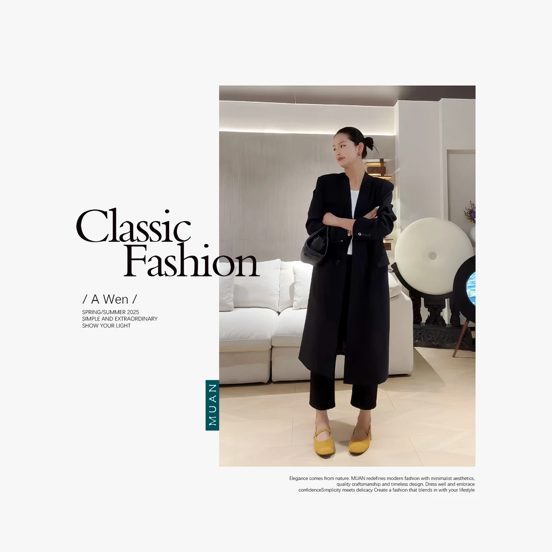 木岸MUAN：《大马拉西装》 “马拉系列”定制秀场高级外套女YJ-23778