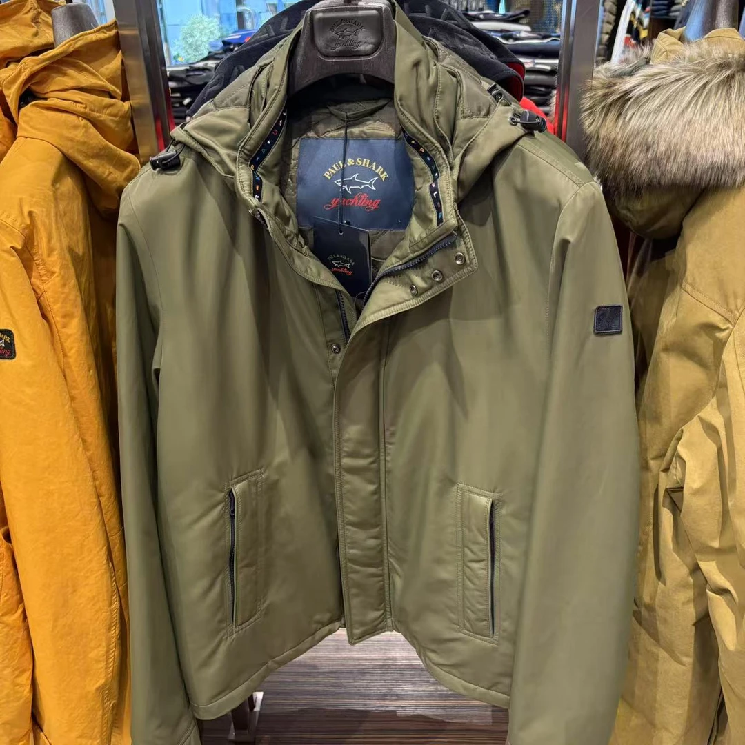 意鲨 不可退换 男士国旗连帽拉链外套