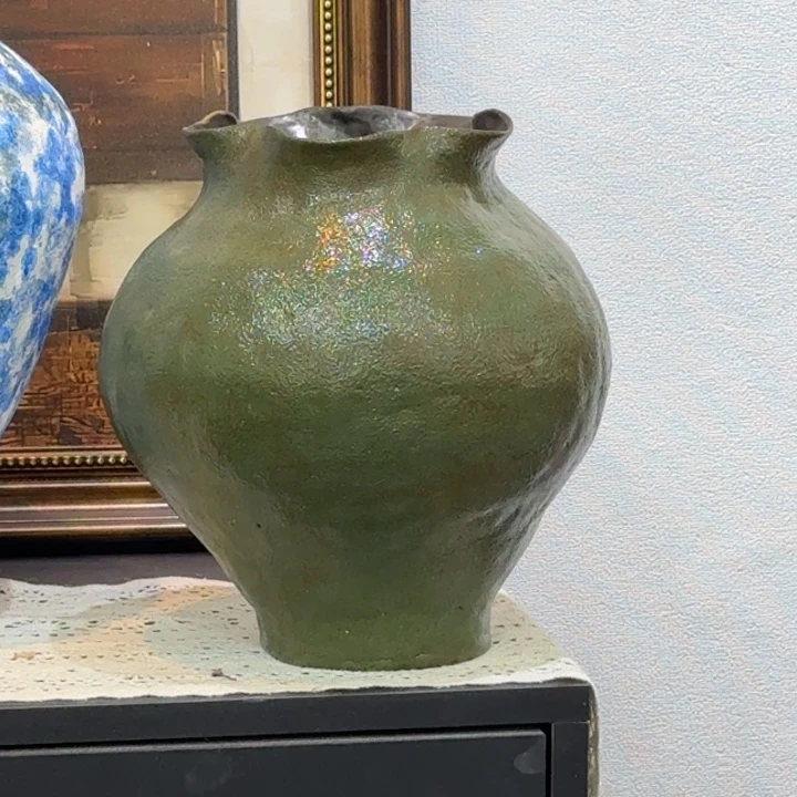 瓷片景德镇手工花器盘泥