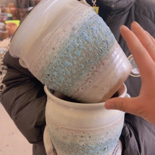 紫砂花盆高21口19————