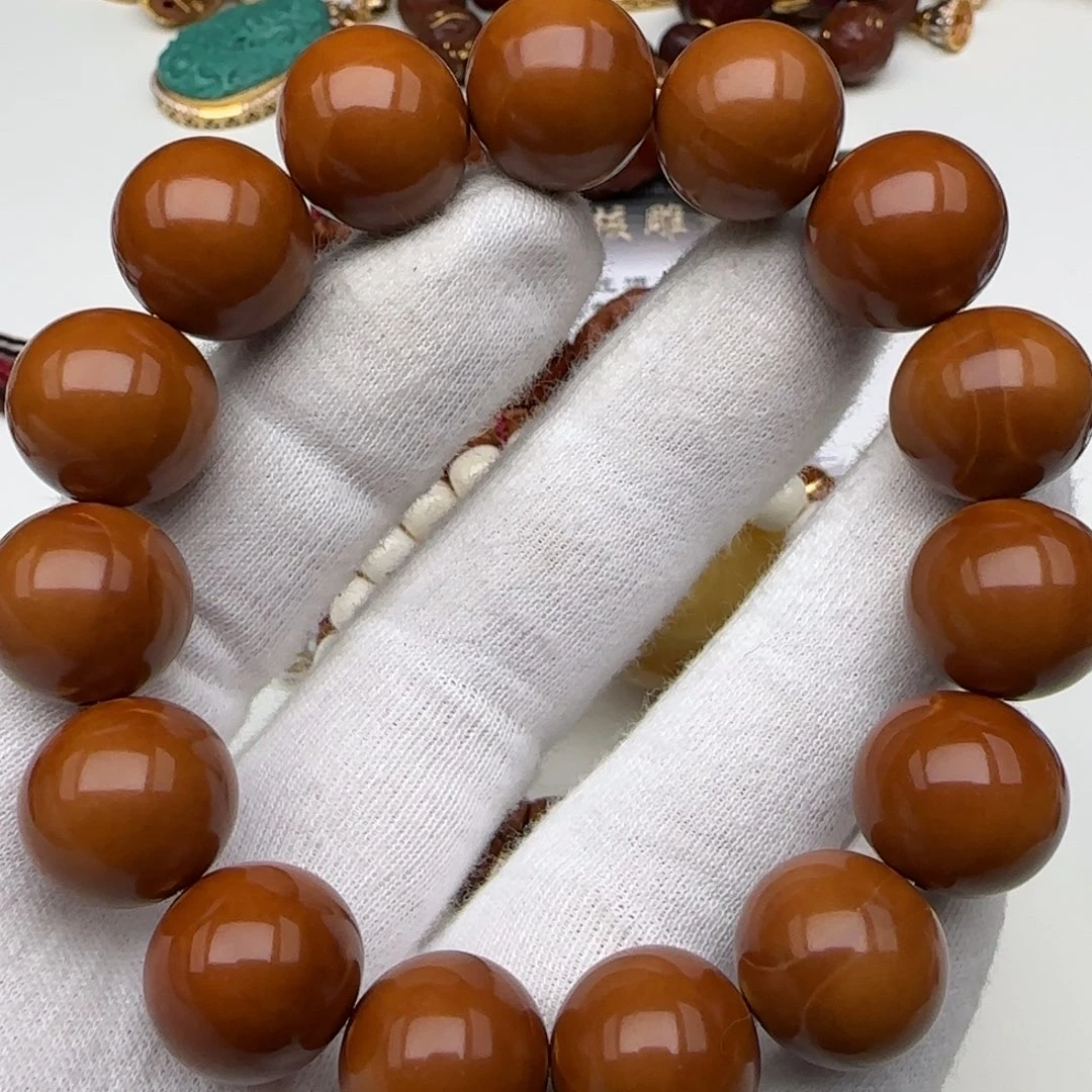 优***往橄榄核手串圆珠手串