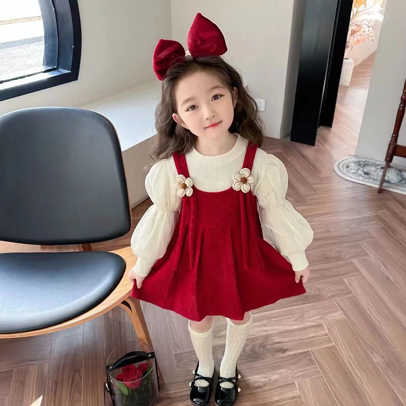 女童洋气连衣裙【款式随机一件】
