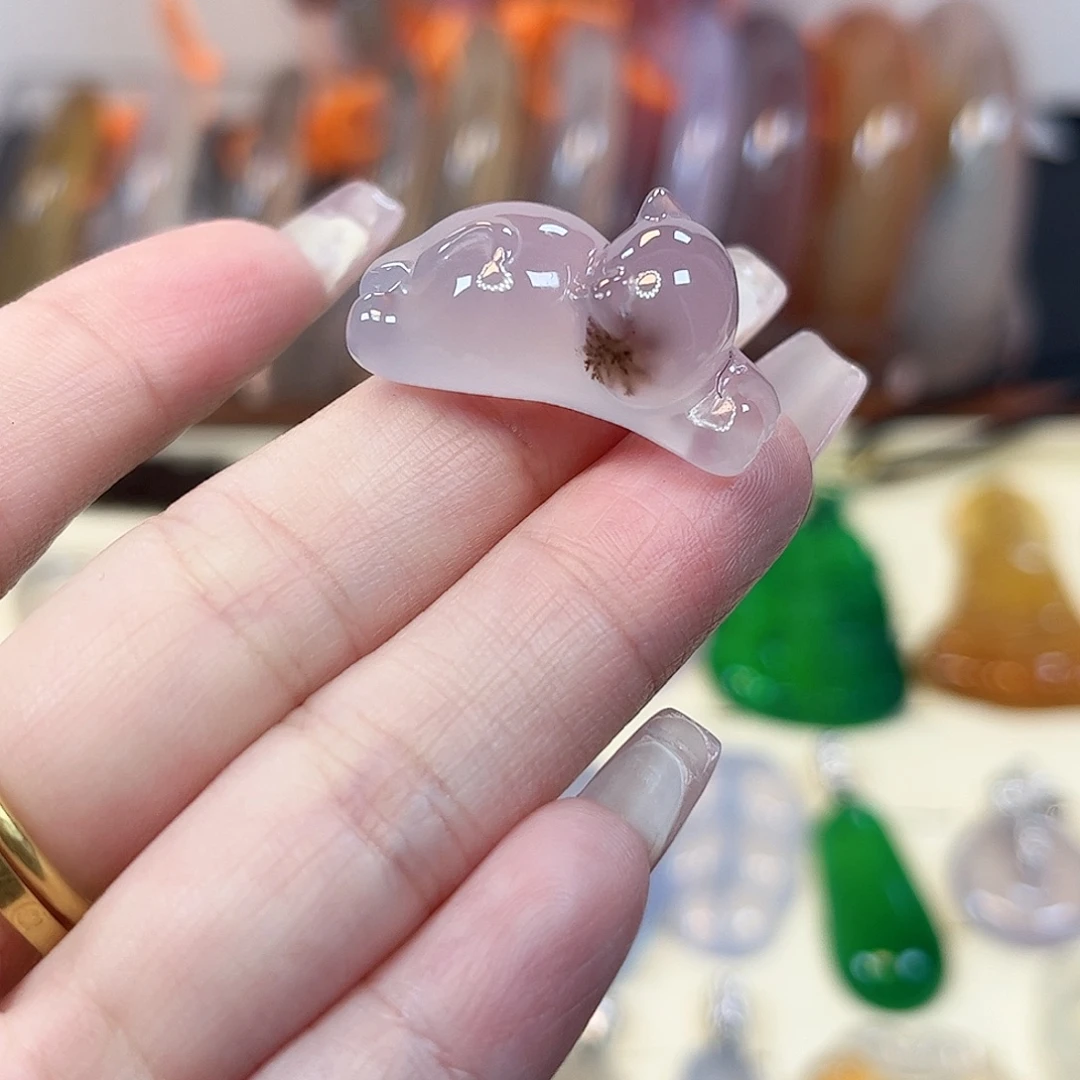 玛瑙/玉髓未镶嵌颈饰