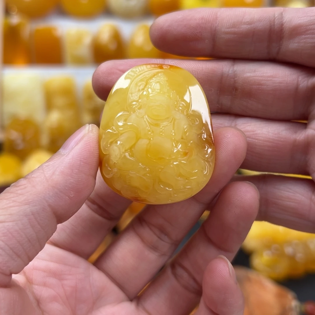 蜜蜡颈饰未镶嵌13.6克