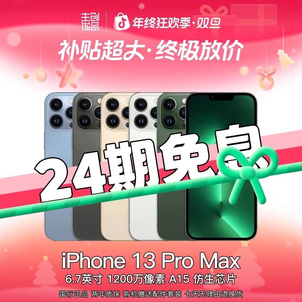 95新 Apple/苹果 13ProMax国行正品双卡5G全网通零售机【24期分期】