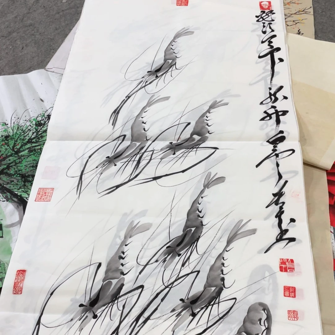 国画国画作品画心一张