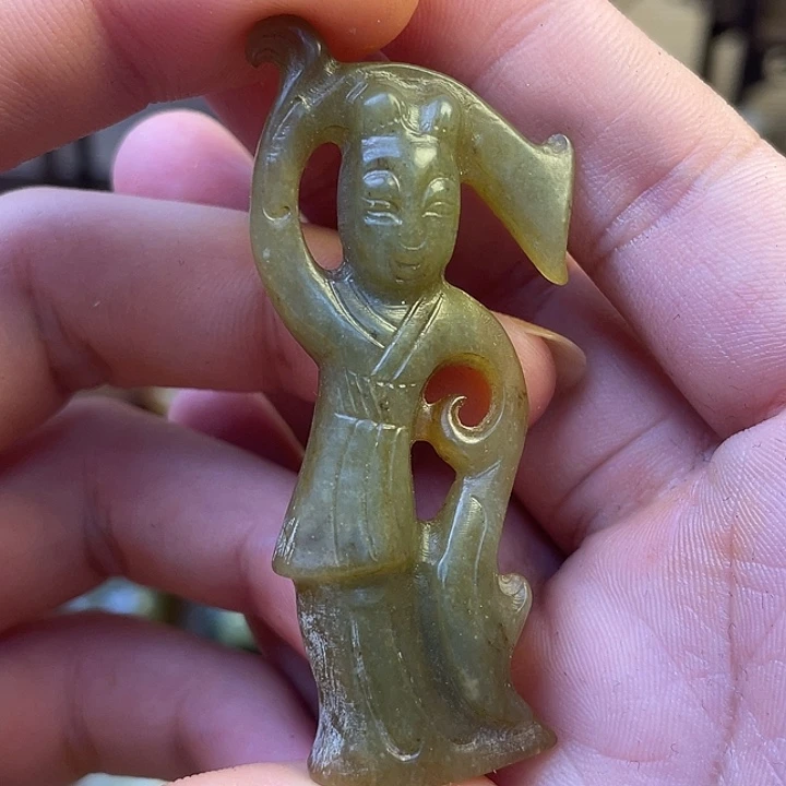 未镶嵌和田玉（糖玉）挂件