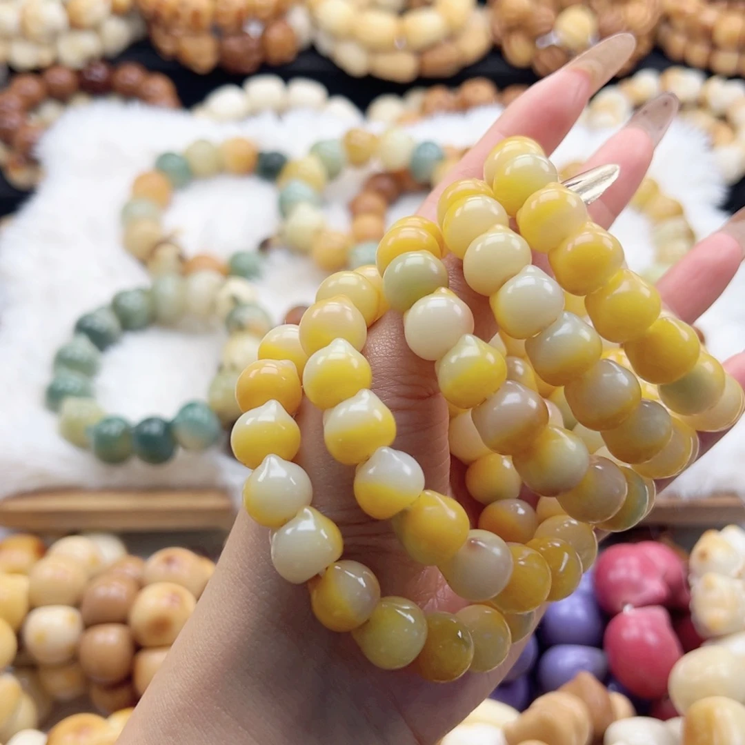 吊坠白玉菩提13卡干磨猫猫头随机发