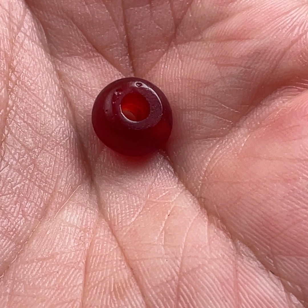 桃***夭玛瑙/玉髓未镶嵌颈饰