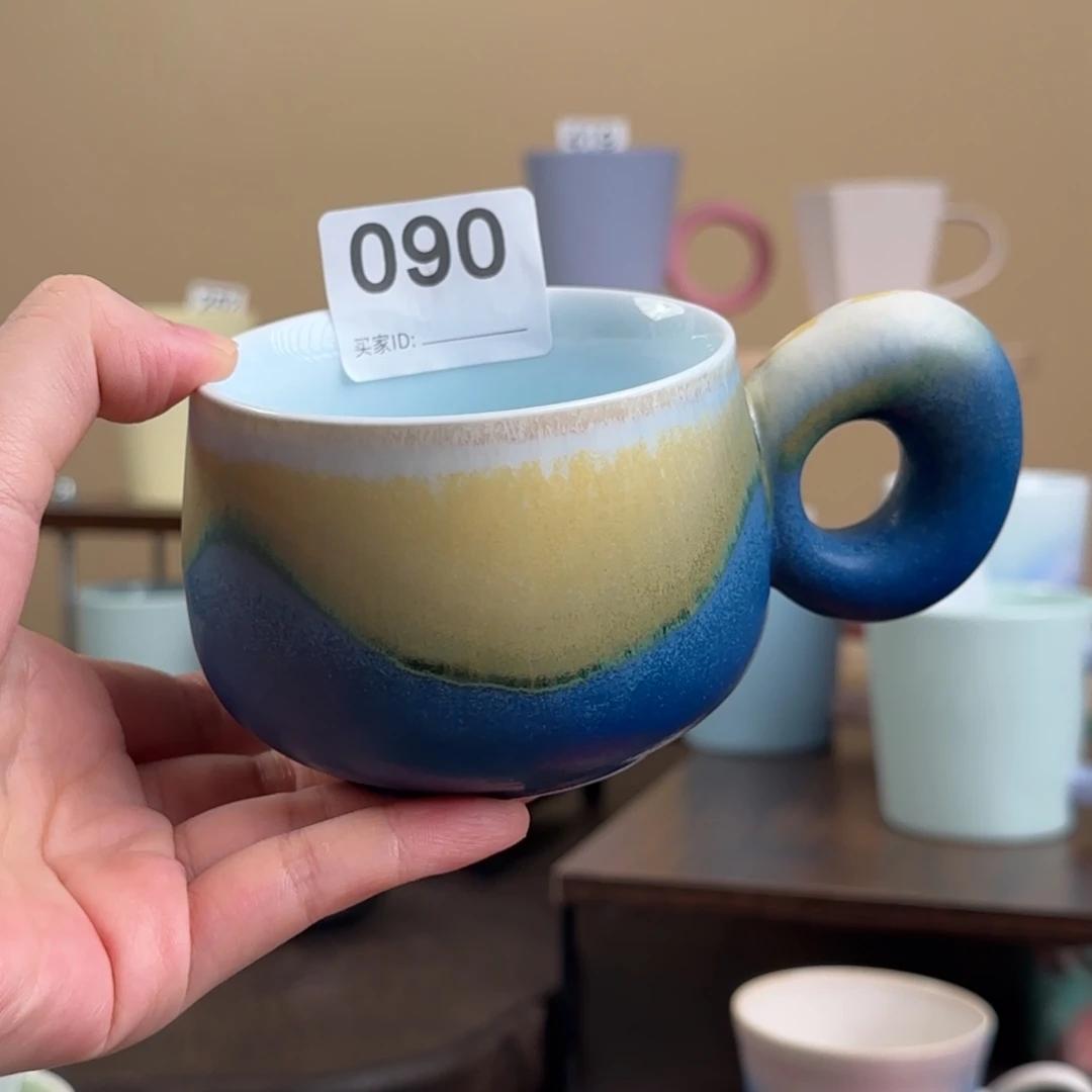 景德镇颜色釉茶杯