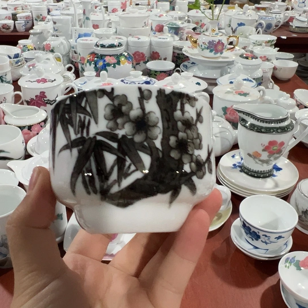 醴陵瓷直播供货基地手绘主人杯
