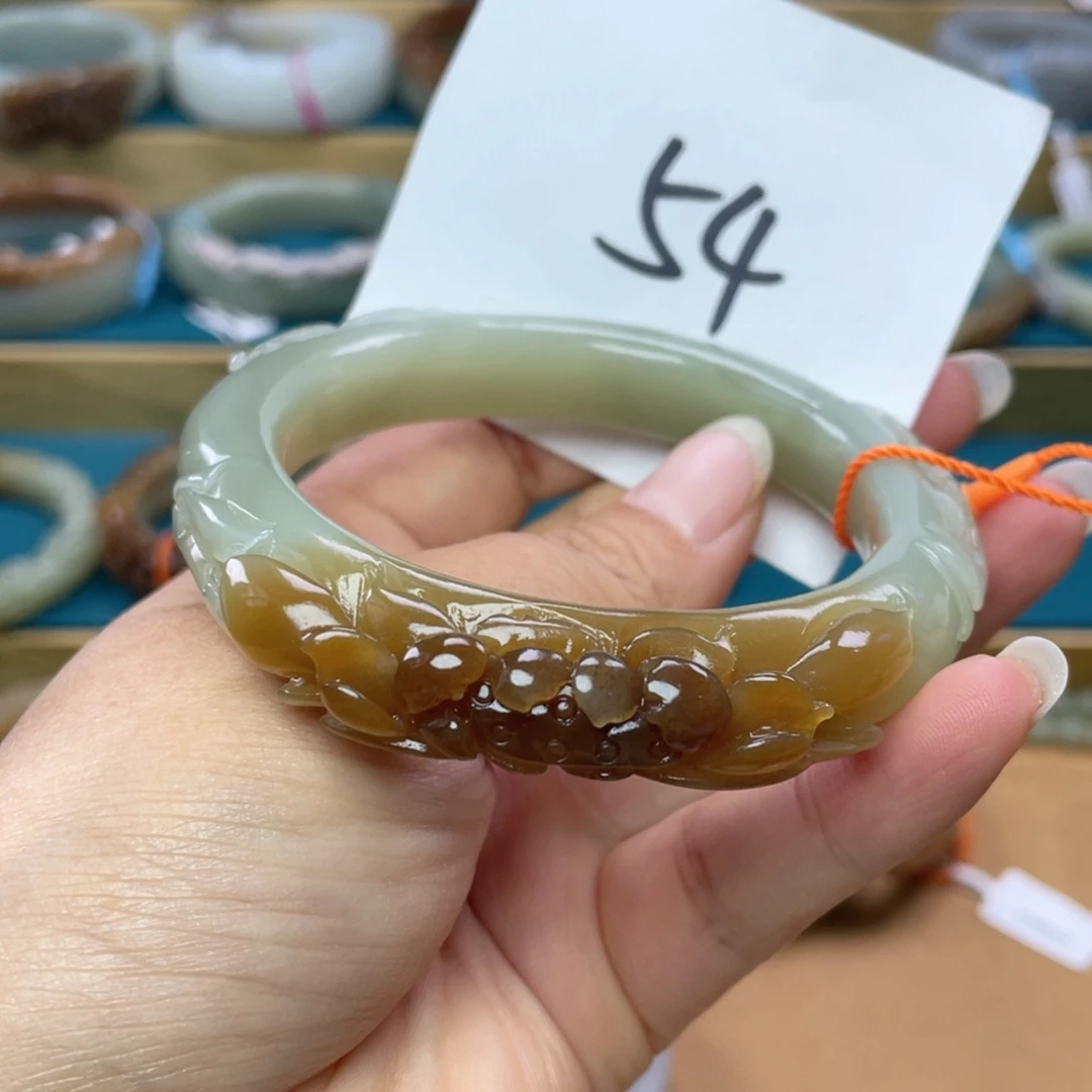 未镶嵌手镯和田玉圈口61