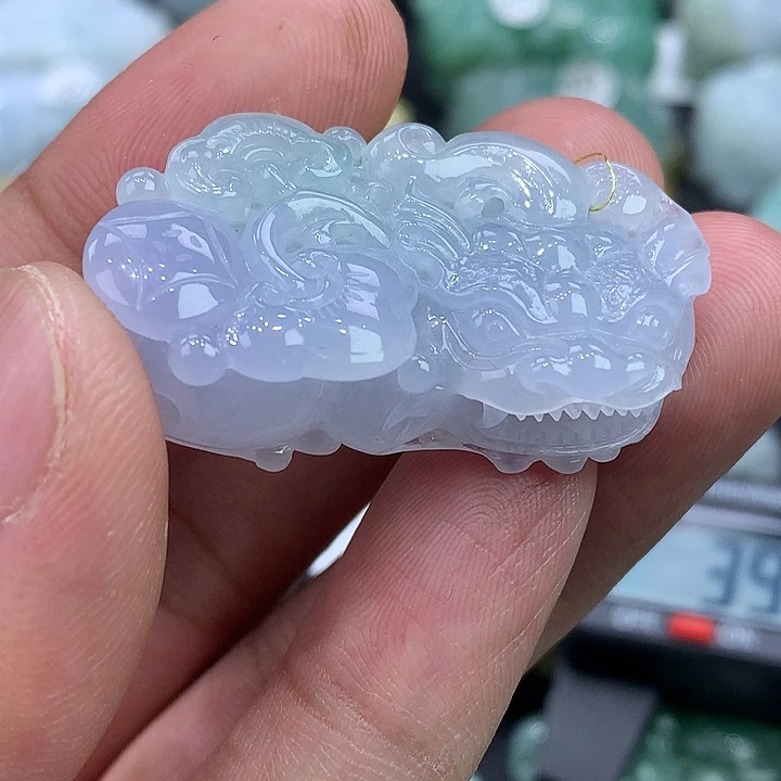 翡翠未镶嵌颈饰天然缅甸翡翠貔貅吊坠