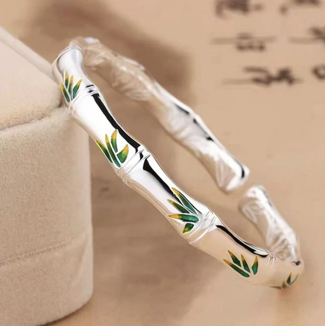 【开业福利】竹节景泰蓝手镯