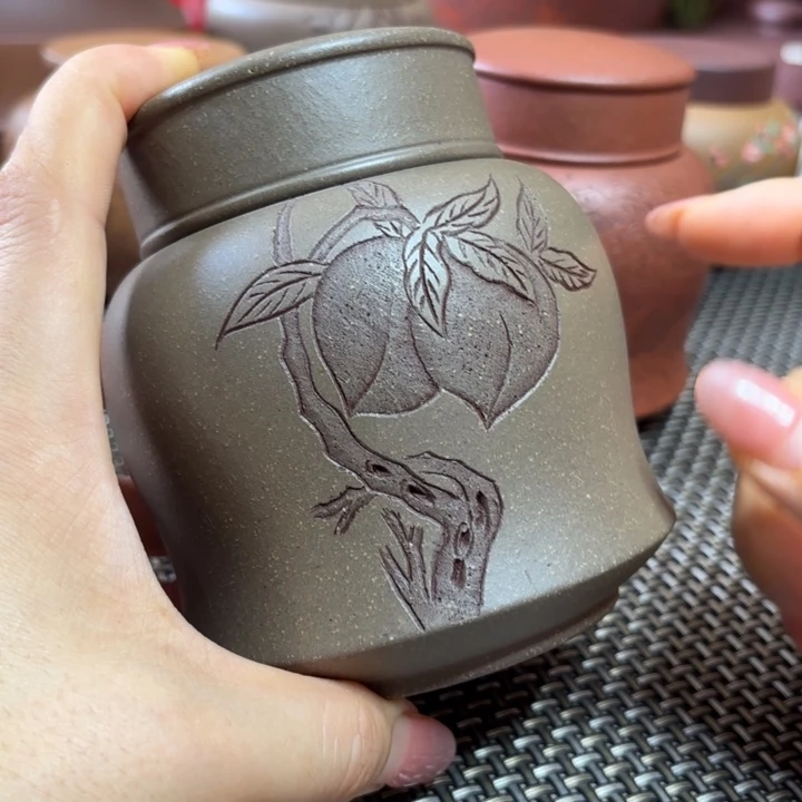 紫砂茶叶罐中高端紫砂茶叶罐