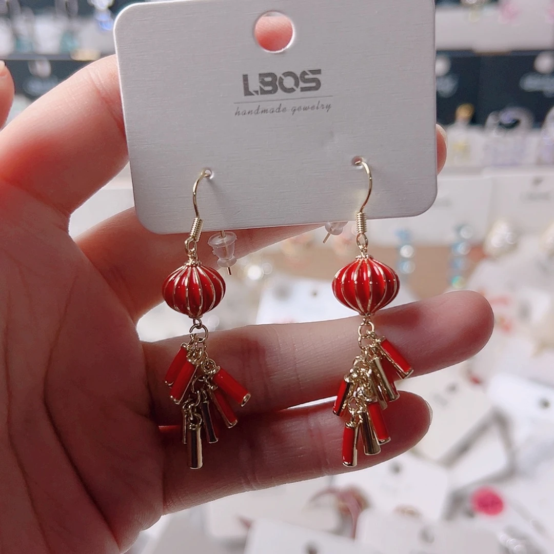 锆石纯铜合金耳环的