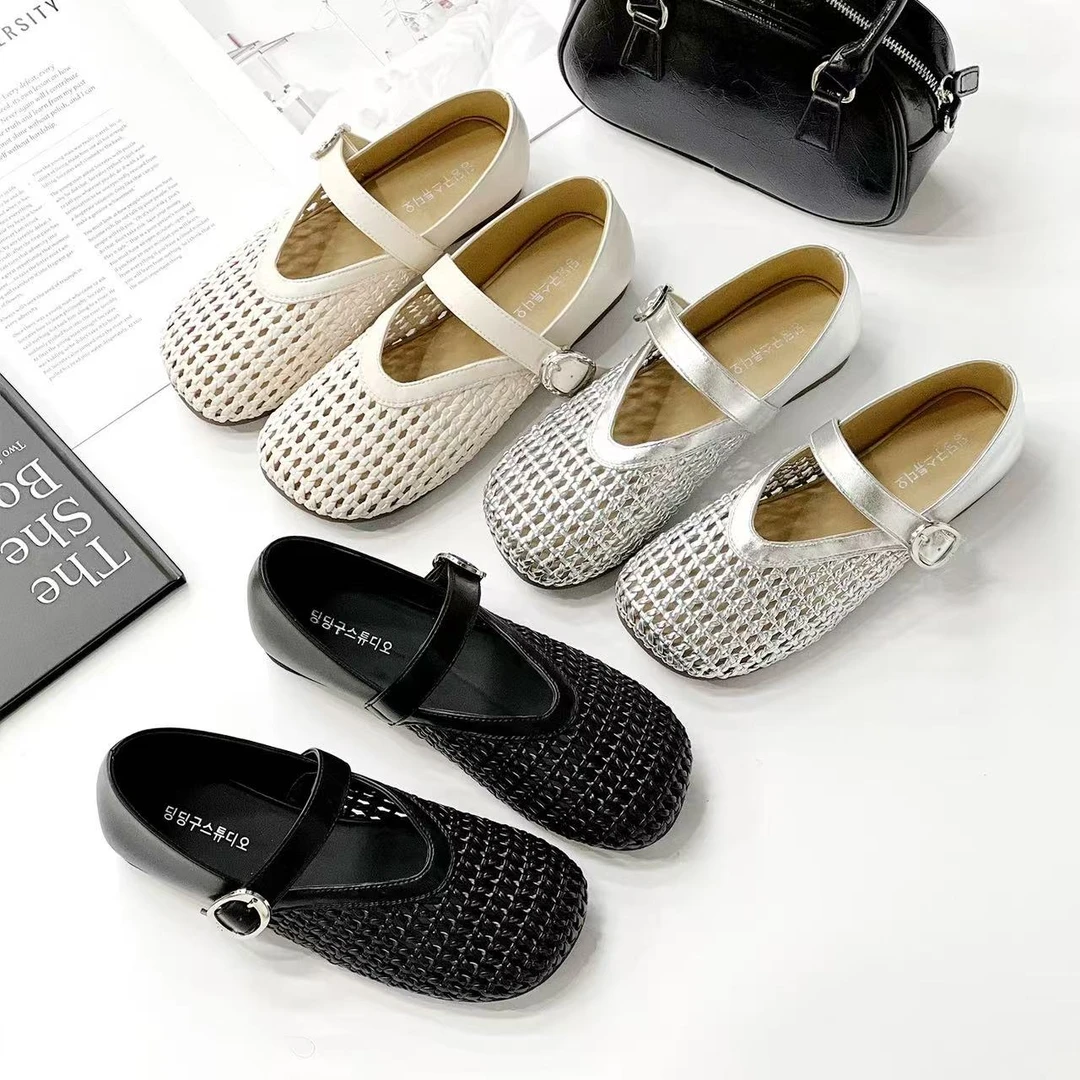 夏休闲款法式女新款百搭软底豆豆鞋单鞋889