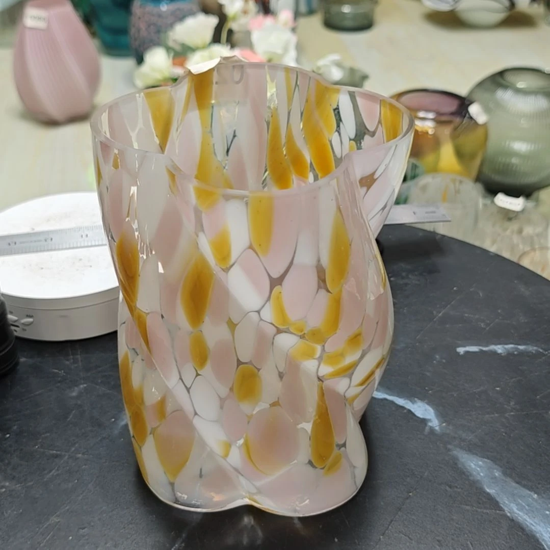 高20口14琉璃造型花瓶微瑕不售后