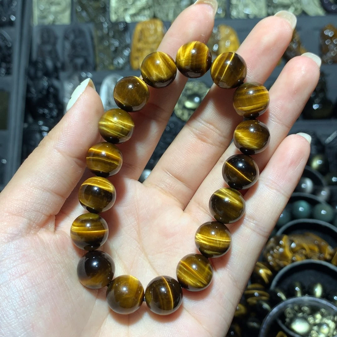 未镶嵌手链木变石（虎睛石）宝**抱