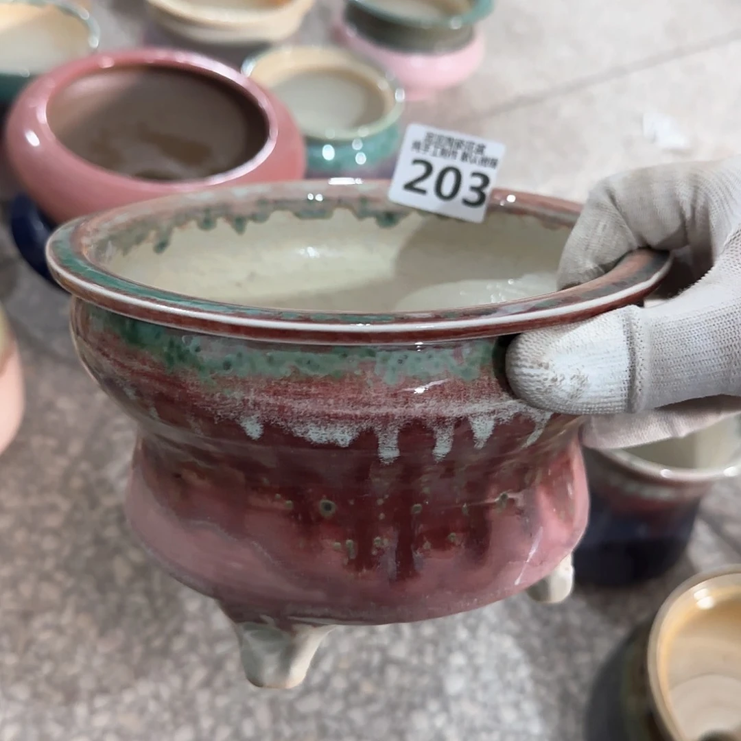 瓷片默认次品景德镇手工花盆