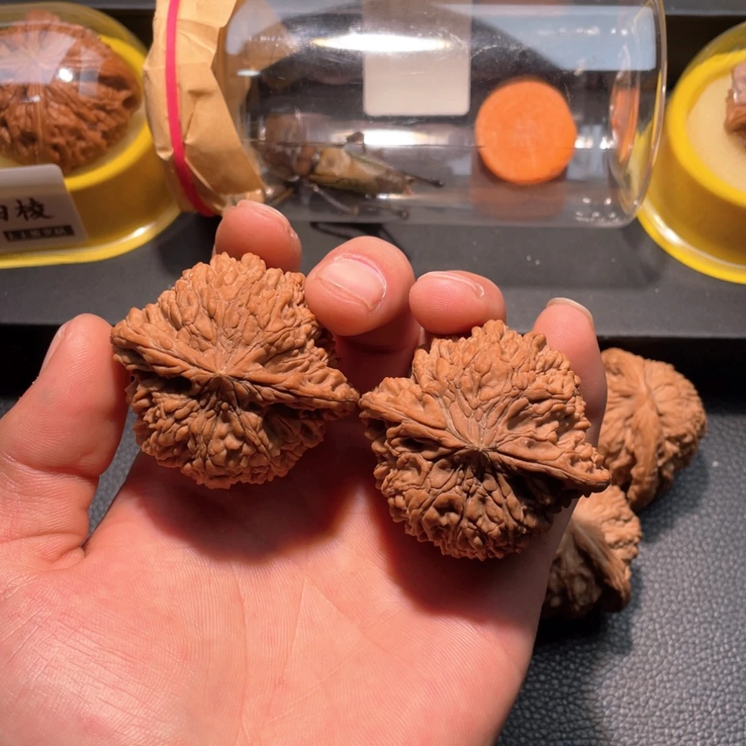 五***石吊坠文玩核桃全品满天星 尖虚黄