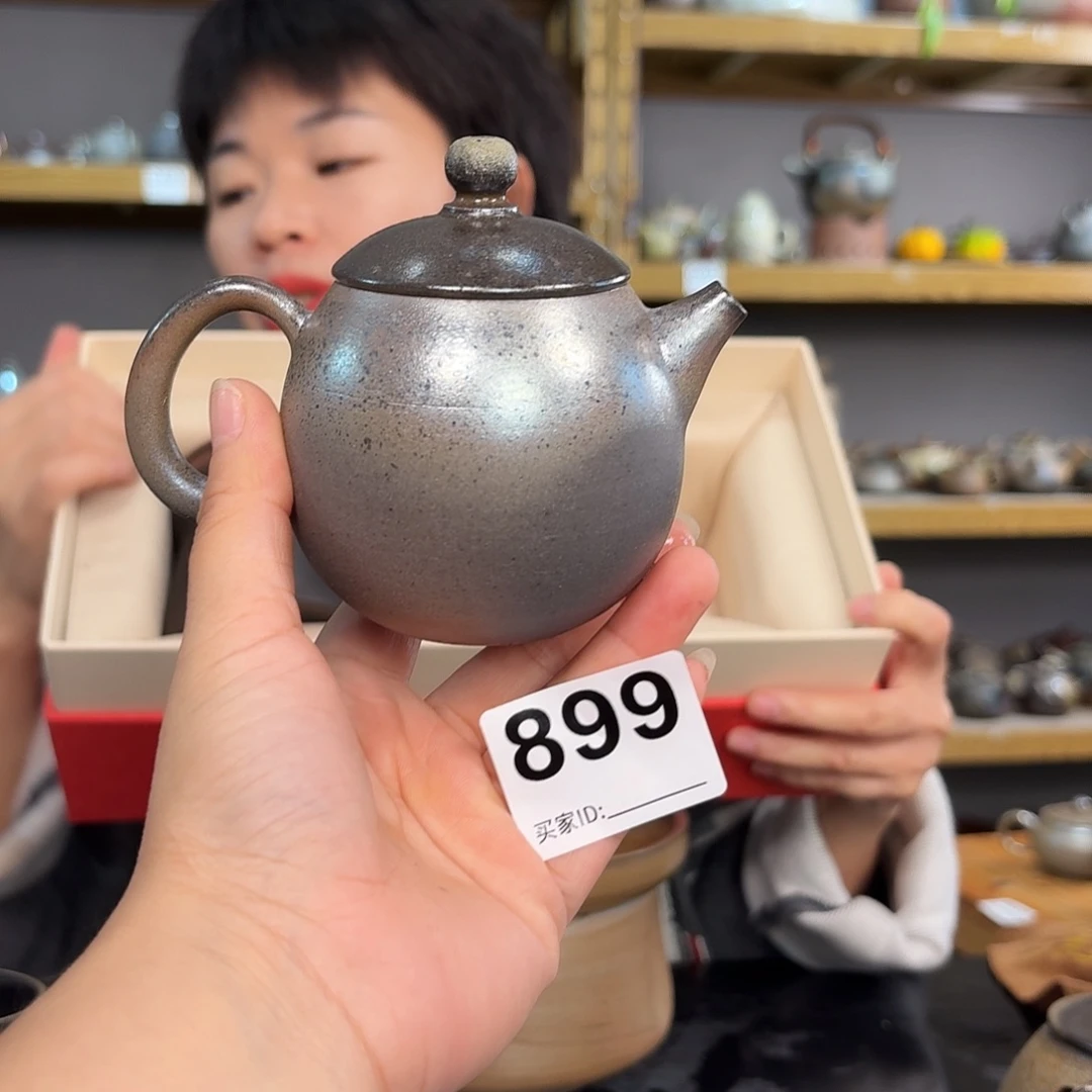 坭兴陶纯柴烧原矿泥料纯手工壶