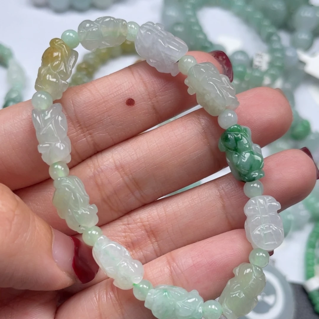 未镶嵌手链翡翠天然a货缅甸翡翠包邮