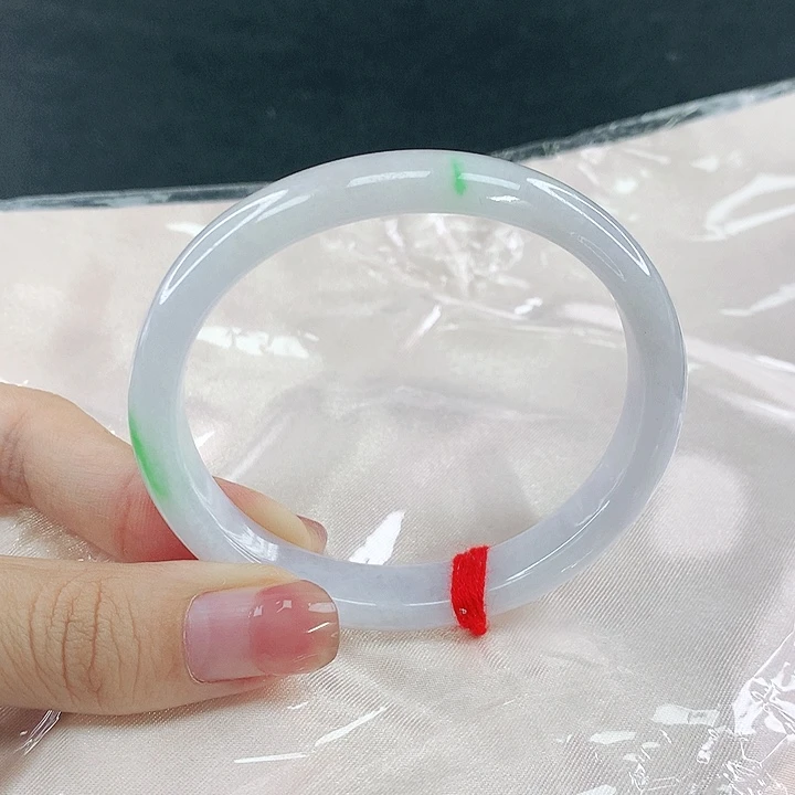 翡翠未镶嵌手镯圈55.8，04143