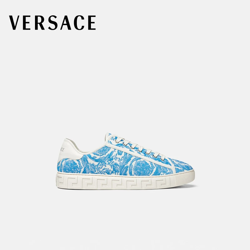 【季末优惠】VERSACE/范思哲 男士 Barocco Greca 运动鞋