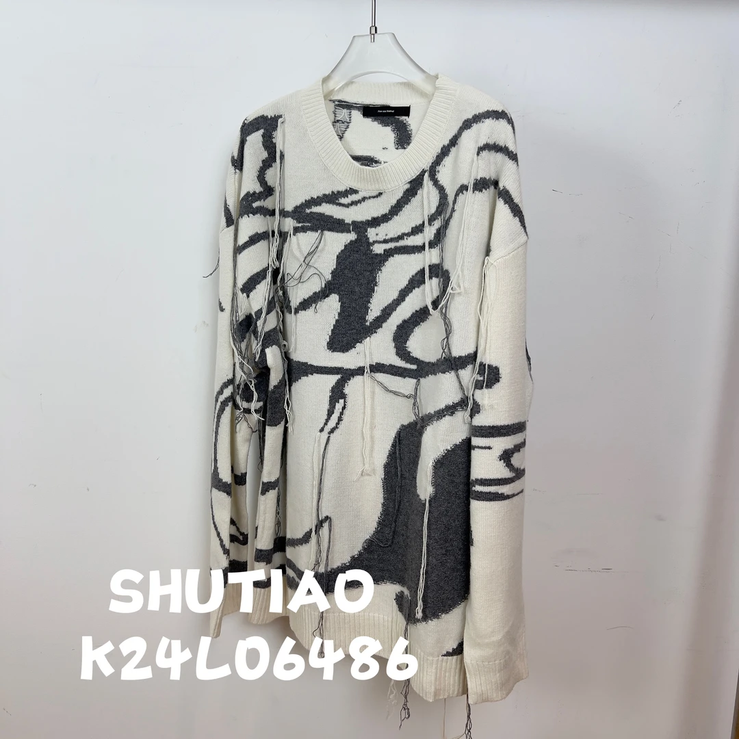 【SHUTIAO】2024秋冬：新款小众设计款毛衣K24L06486