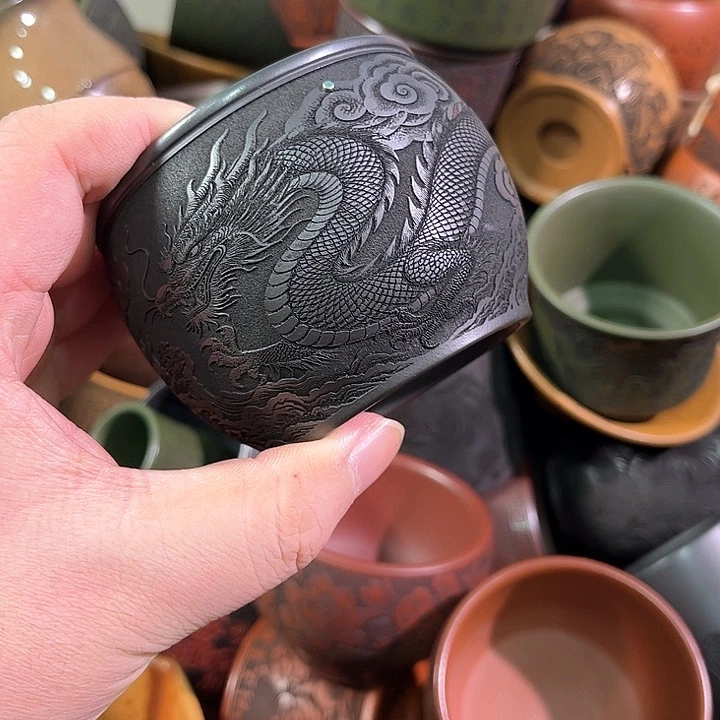 茶杯紫砂全手工紫砂主人杯