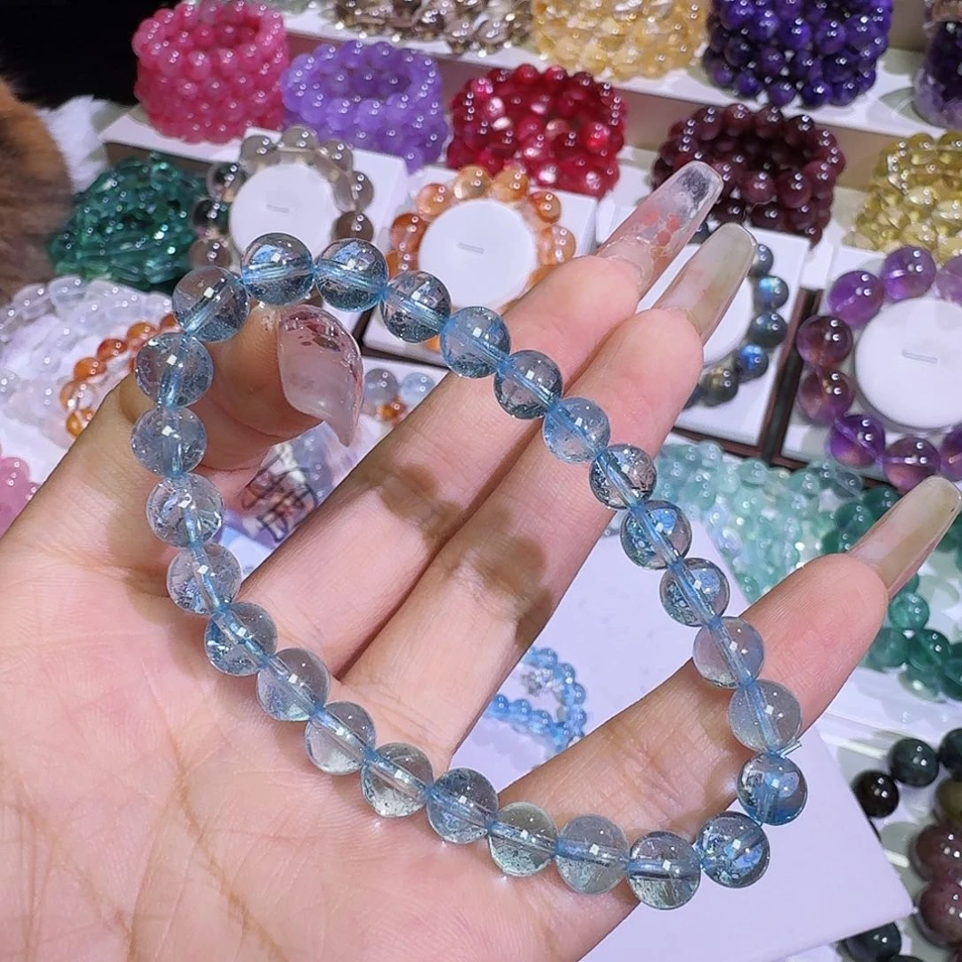 水晶手链未镶嵌月****蔓托帕石7