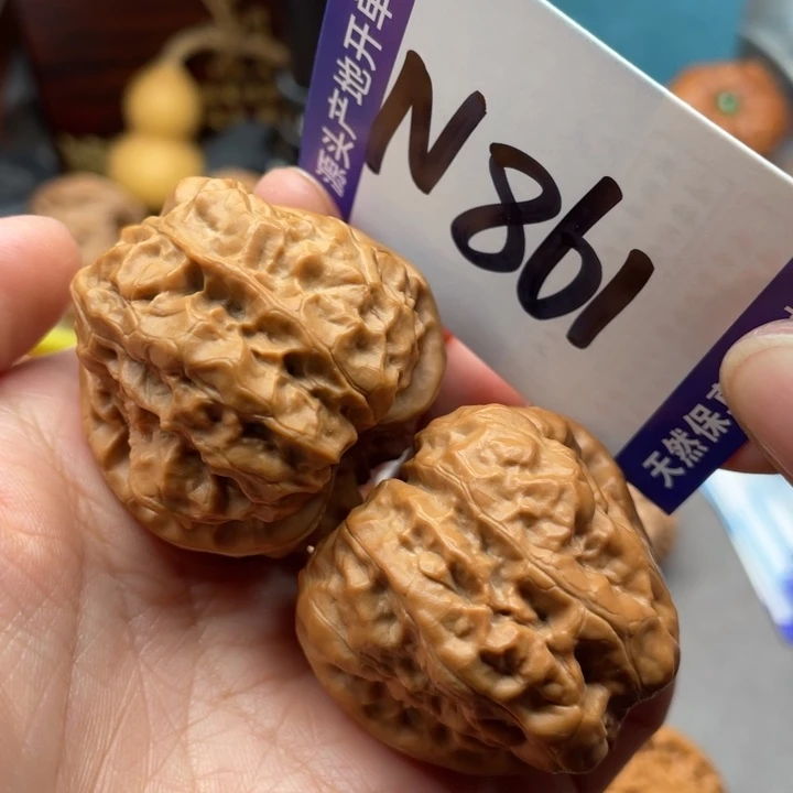 文玩核桃把件蛙蛙39尺