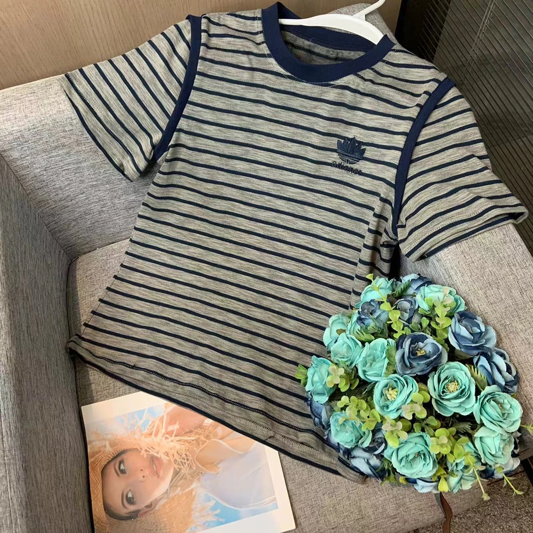 新款时尚女式半袖T恤-X9486